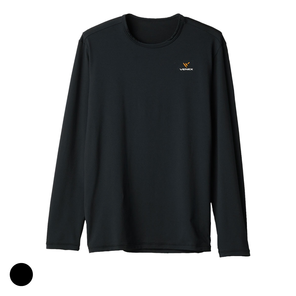 VENEX ブラック ロングスリーブ Tシャツ メッシュ ベネクス｜公式オンラインストア