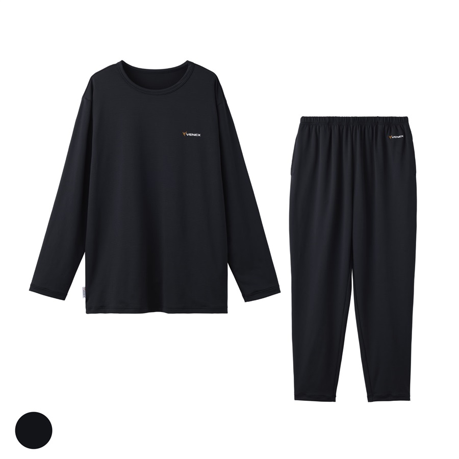 VENEX ブラック ロングスリーブ Tシャツ メッシュ ベネクス｜公式オンラインストア