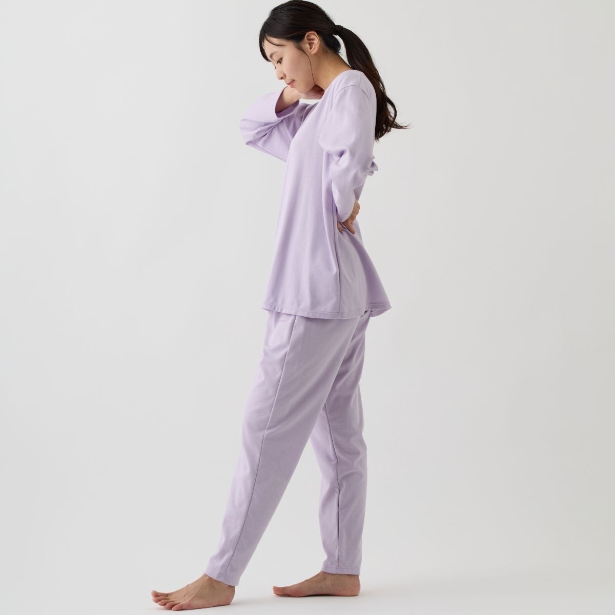 Korosukeさま専用　コンフォートポンチセットアップ　ライラックＬ Korosukeさま専用 コンフォートポンチセットアップ ライラックL