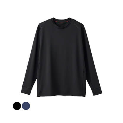 スタンダードドライ＋ 【一般医療機器】 ロングスリーブクルーネック メンズ