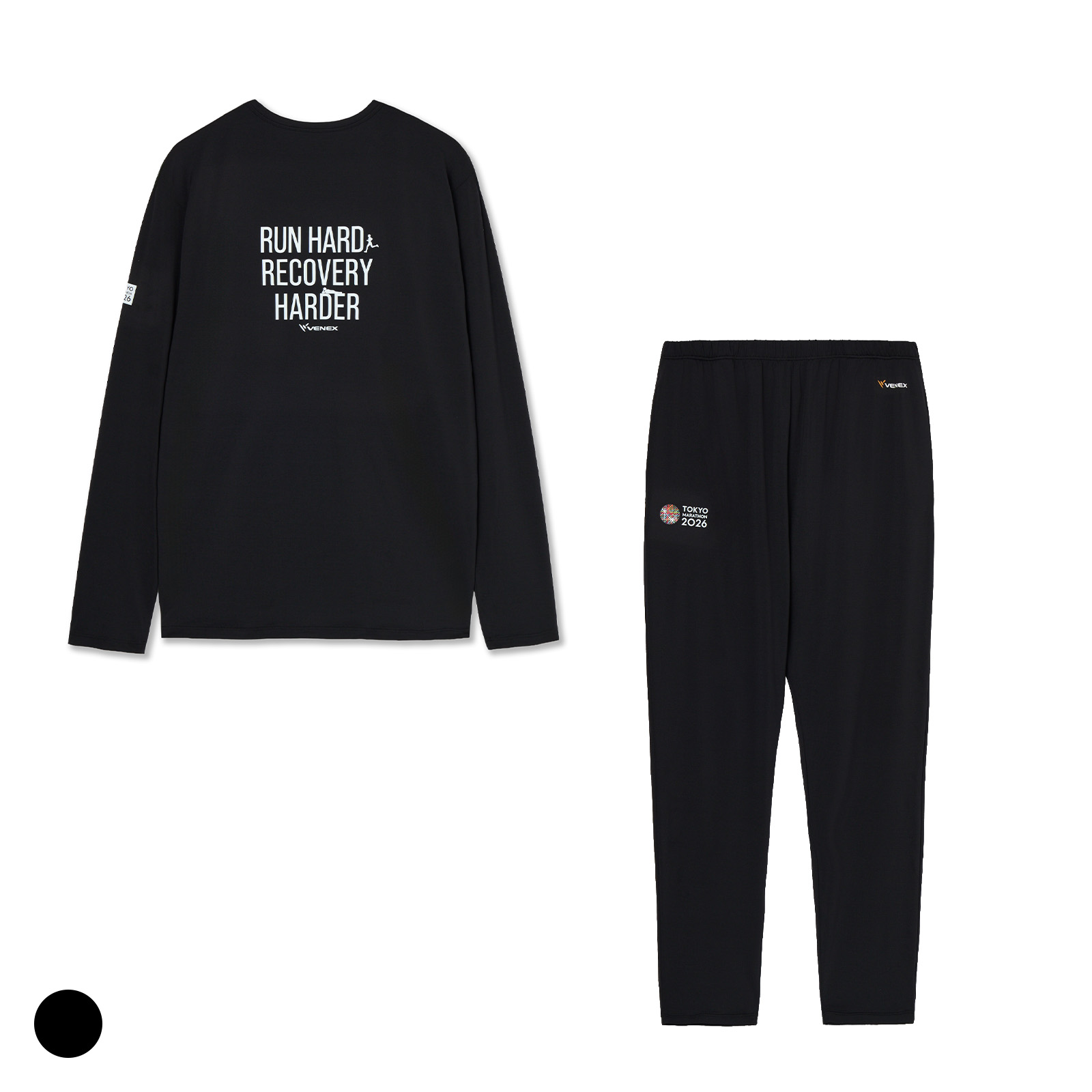 リフレッシュ ロングスリーブロングパンツセット 東京マラソン2026メッセージ入りモデル
